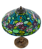 Legend Collection@ Large 16" Pond Lily Stained Glass Tiffany Table Lamp Legend Collection@ Large 16" Pond Lily Stained Glass Tiffany Table Lamp