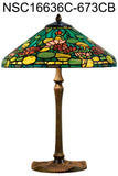 Legend Collection@ Large 16" Pond Lily Stained Glass Tiffany Table Lamp Legend Collection@ Large 16" Pond Lily Stained Glass Tiffany Table Lamp