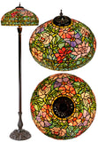 18" Large Peony Tiffany Floor Lamp 18" Large Peony Tiffany Floor Lamp