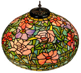 18" Large Peony Tiffany Floor Lamp 18" Large Peony Tiffany Floor Lamp