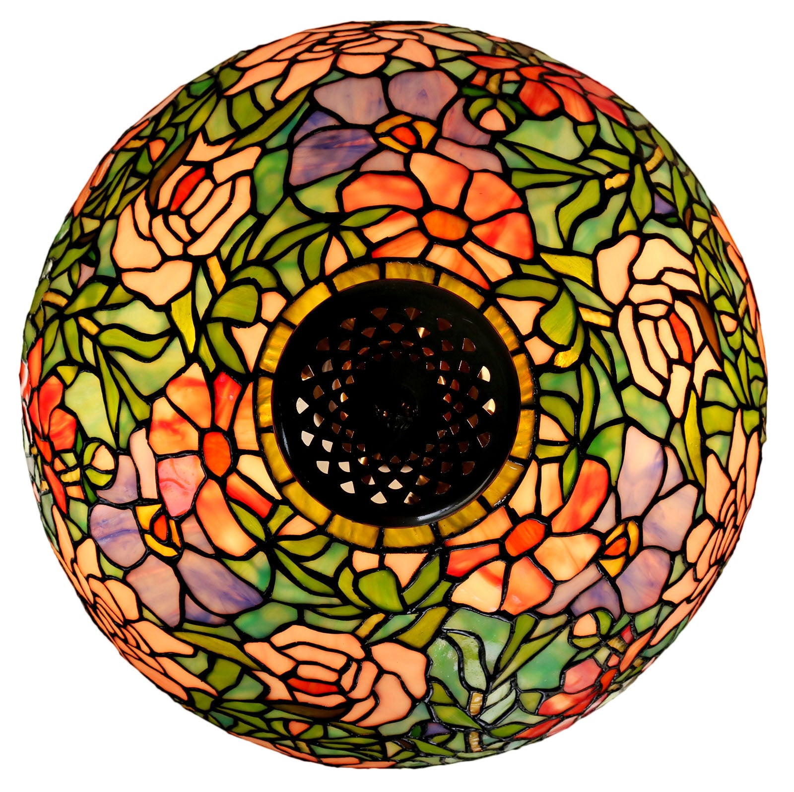 18" Large Peony Tiffany Floor Lamp 18" Large Peony Tiffany Floor Lamp