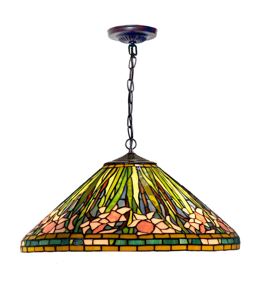 Legend Collection @Huge 20"  Daffodil Tiffany Hanging Pendant Light