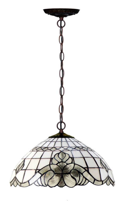 16" Large Vienna Baroque Style Tiffany Pendant Light