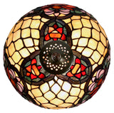 12" Poppy Flower Stained Glass Tiffany Pendant Light 12" Poppy Flower Stained Glass Tiffany Pendant Light