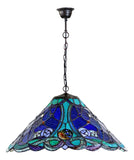 16" Flower Pink Desert Rose Style Tiffany  Pendant Light @Blue 16" Flower Pink Desert Rose Style Tiffany  Pendant Light @Blue