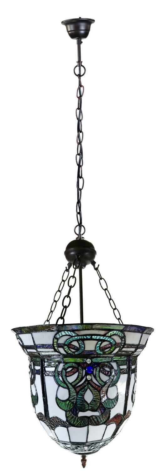 Gorgeous Antique Style  iris flower Tiffany Up-lighter Pendant Lights