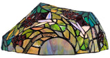 Grape Tiffany Style Stained Glass Wall Sconce Grape Tiffany Style Stained Glass Wall Sconce