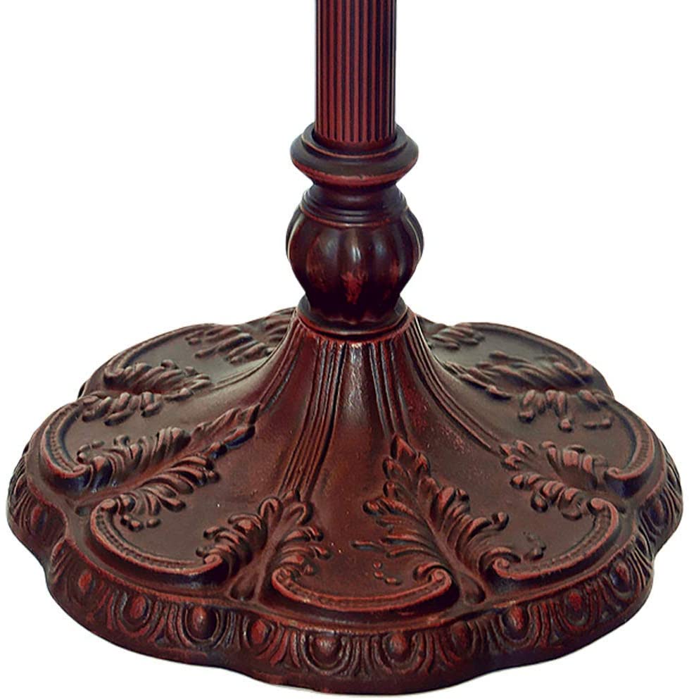 Large 16" Rose Style Stained Glass Tiffany Floor Lamp Large 16" Rose Style Stained Glass Tiffany Floor Lamp