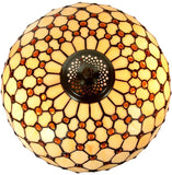 High Quality 18" Beaded  Stained Glass Tiffany Floor Lamp High Quality 18" Beaded  Stained Glass Tiffany Floor Lamp