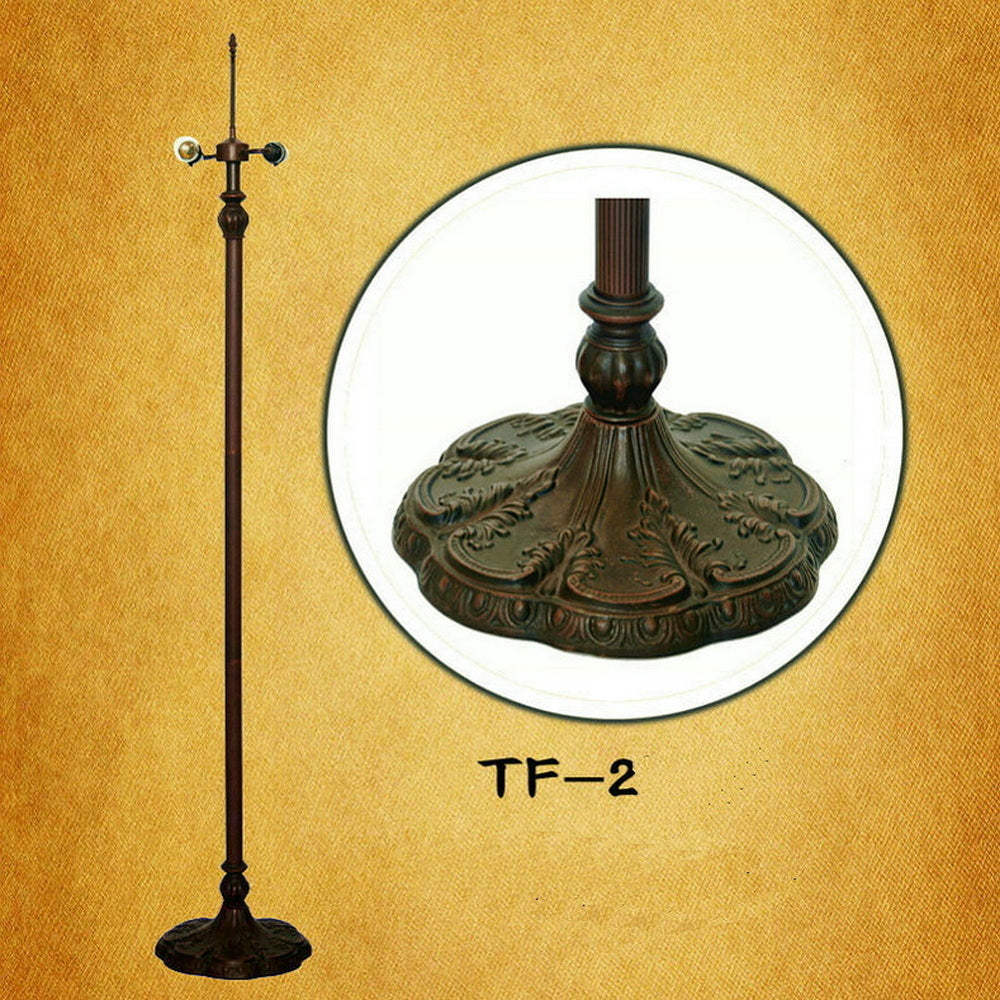 High Quality 18" Beaded  Stained Glass Tiffany Floor Lamp High Quality 18" Beaded  Stained Glass Tiffany Floor Lamp