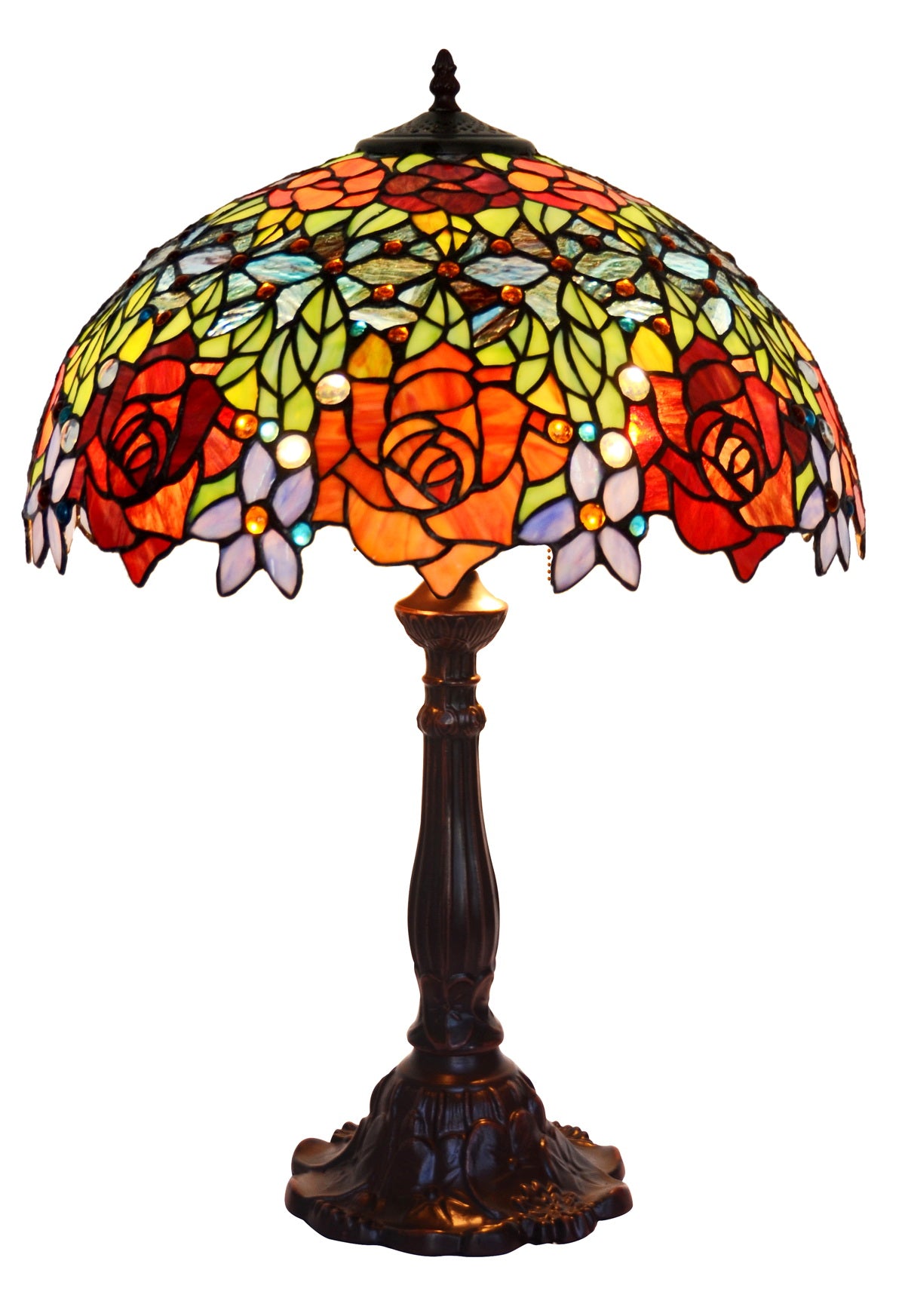 Huge 18" inches Blooming Rose Style Tiffany Table Lamp @ Limited Stock only Huge 18" inches Blooming Rose Style Tiffany Table Lamp @ Limited Stock only