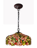 Huge 20" The apple blossom Stained Glass Tiffany Hanging Light Huge 20" The apple blossom Stained Glass Tiffany Hanging Light