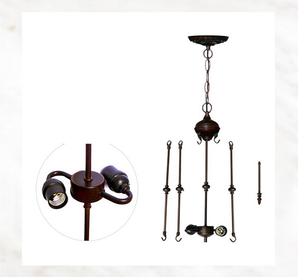 Large 16" Blue Wisteria style  Tiffany Uplihgter Pendant Lights Large 16" Blue Wisteria style  Tiffany Uplihgter Pendant Lights