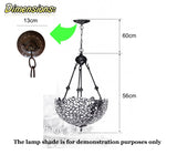 Large 16" Blue Wisteria style  Tiffany Uplihgter Pendant Lights Large 16" Blue Wisteria style  Tiffany Uplihgter Pendant Lights