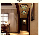 Large 3 lights Dragonfly Tiffany Style  Flush Mount Ceiling Lights Large 3 lights Dragonfly Tiffany Style  Flush Mount Ceiling Lights