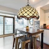 16" Bead Stained Glass Leadlight Tiffany Pendant Light 16" Bead Stained Glass Leadlight Tiffany Pendant Light