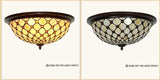 Large  3 lights Bead Tiffany Style  Flush Mount Ceiling Lights Large  3 lights Bead Tiffany Style  Flush Mount Ceiling Lights