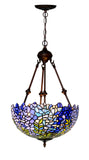 Large 16" Blue Wisteria style  Tiffany Uplihgter Pendant Lights Large 16" Blue Wisteria style  Tiffany Uplihgter Pendant Lights
