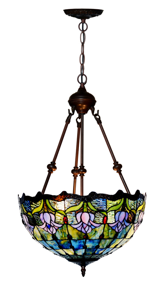 Large 16" Tulip style  Tiffany Uplihgter Pendant Lights