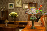 Limited Edition@Huge Tiffany Reproduction Double Lights Traditional Dragonfly Table Lamp Limited Edition@Huge Tiffany Reproduction Double Lights Traditional Dragonfly Table Lamp