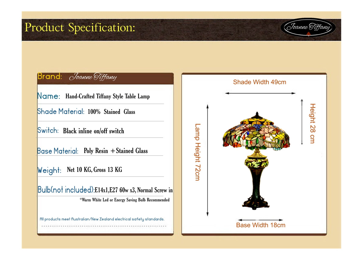 Limited Edition@Huge Tiffany Reproduction Double Lights Traditional Dragonfly Table Lamp Limited Edition@Huge Tiffany Reproduction Double Lights Traditional Dragonfly Table Lamp