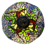 Large 17" Blue Wisteria Style Tiffany Floor Lamp Large 17" Blue Wisteria Style Tiffany Floor Lamp