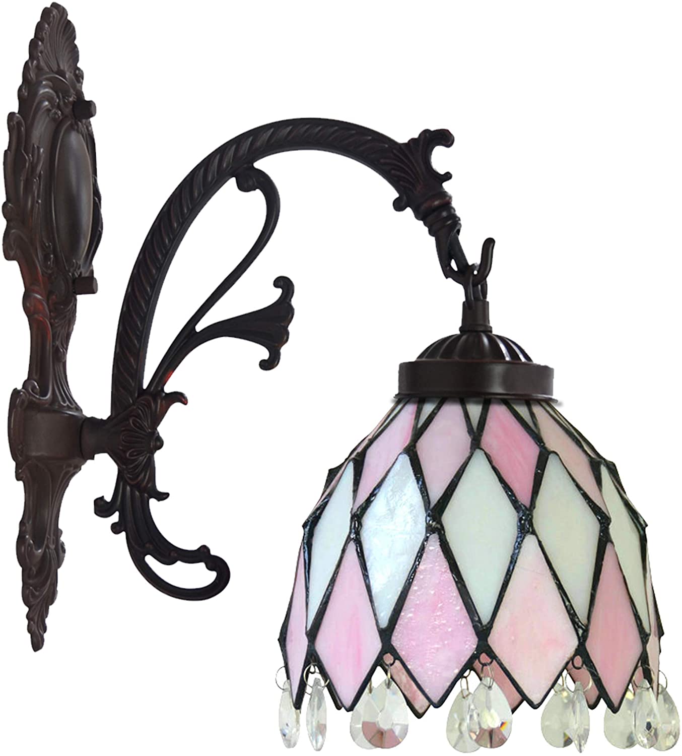 Pink Tiffany Wall lights Down lights wall Sconce Pink Tiffany Wall lights Down lights wall Sconce
