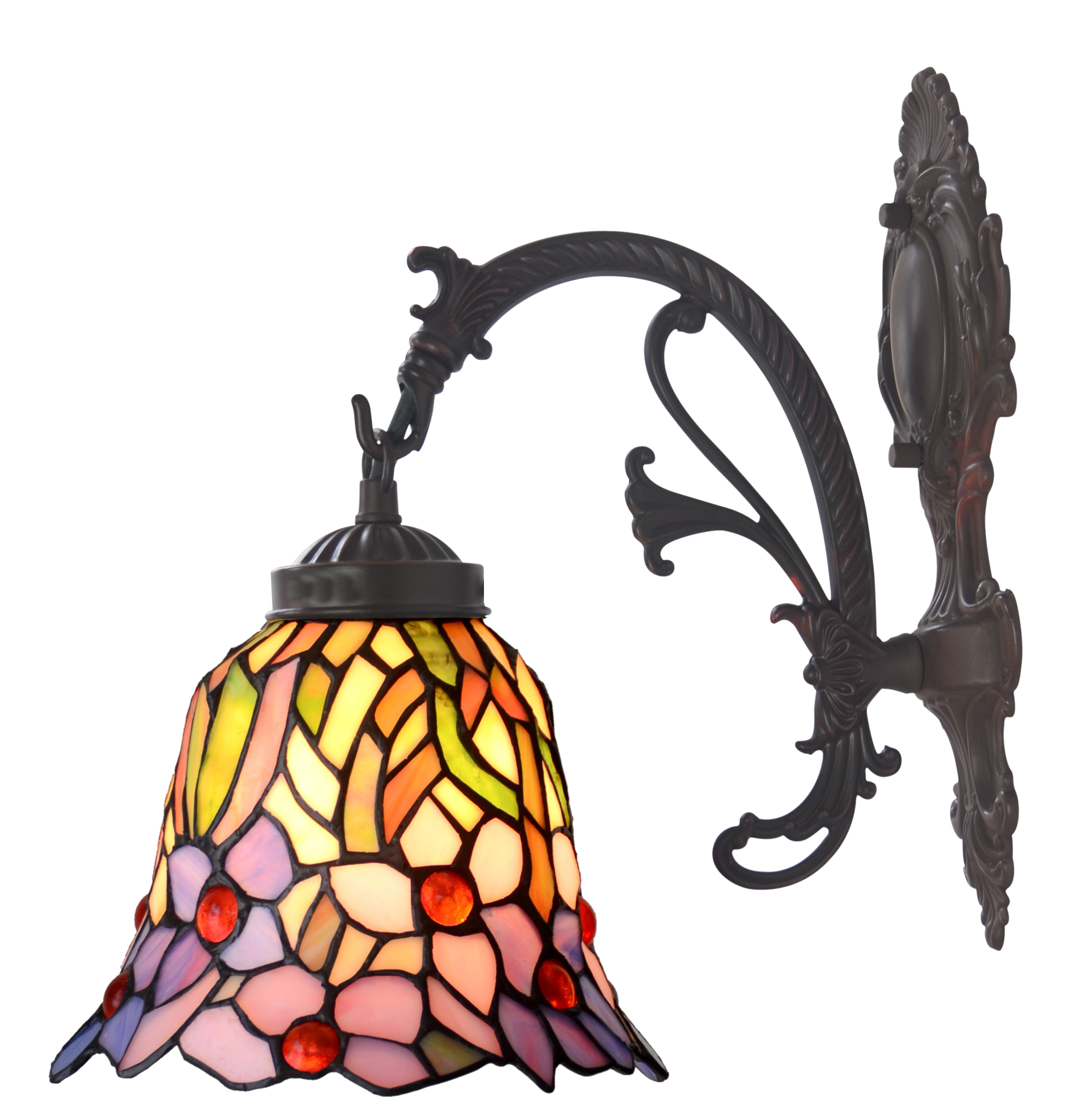 Orichid Flower Tiffany Wall down lights wall Sconce Orichid Flower Tiffany Wall down lights wall Sconce