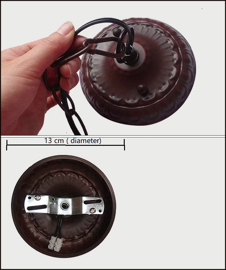 12” Rose Tiffany Downlight Pendant light 12” Rose Tiffany Downlight Pendant light