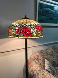 Limited Editon Hugh 20" Flower Style Leadlight Tiffany Floor Lamp Limited Editon Hugh 20" Flower Style Leadlight Tiffany Floor Lamp