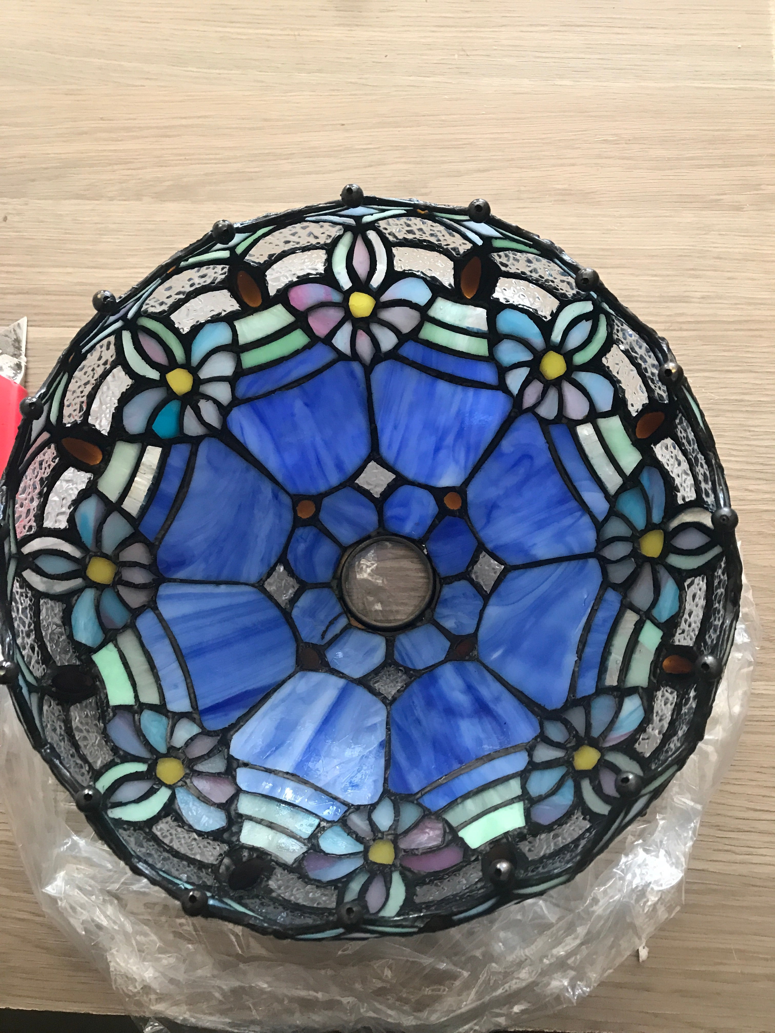 Waratah Style Leadlight Stained Glass Bridge Arm Tiffany  Floor Lamp Waratah Style Leadlight Stained Glass Bridge Arm Tiffany  Floor Lamp