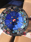 Waratah Style Leadlight Stained Glass Bridge Arm Tiffany  Floor Lamp Waratah Style Leadlight Stained Glass Bridge Arm Tiffany  Floor Lamp