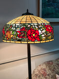 Limited Editon Hugh 20" Flower Style Leadlight Tiffany Floor Lamp Limited Editon Hugh 20" Flower Style Leadlight Tiffany Floor Lamp
