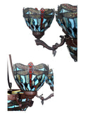 Grand Dragonfly Tiffany Chandelier | Handcrafted Stained Glass Chandelier Pendant light