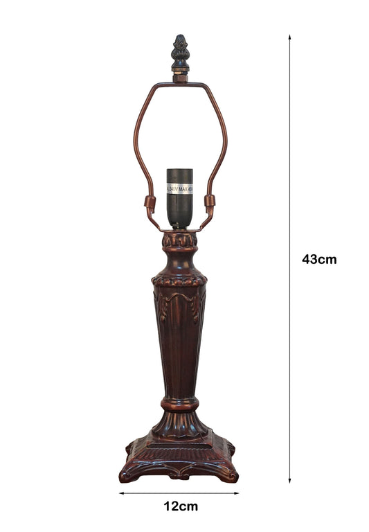 Vintage Lamp Base  for 10" -12"Tiffany Table Lamp