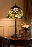 Limited Edition@16" Large Pink Lotus  Tiffany Table Lamp