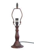 Metal Vintage Lamp Base  for 8" Wide Tiffany Mini Table Lamp