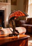 Joanne Tiffany Signature Collection Flying Lady Table Lamp With Bronze Base