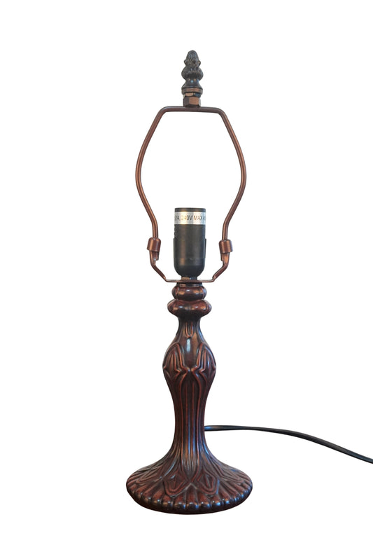 Vintage 1 Lights  Metal Vintage Lamp Base  for 8" Wide Tiffany Mini Table Lamp