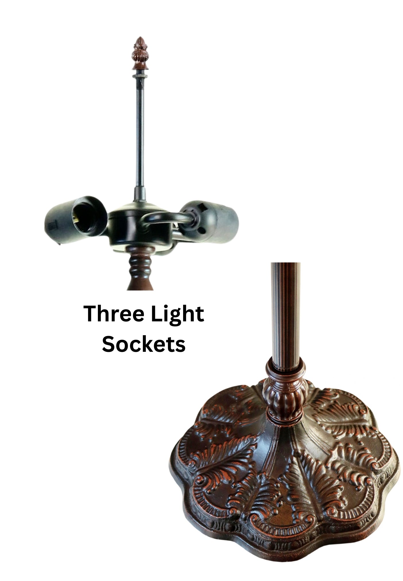Joanne Tiffany 20" Dragonfly & Lotus Stained Glass Tiffany Floor Lamp