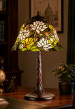 Limited Edition@16" Large Pink Lotus  Tiffany Table Lamp