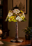 Limited Edition@16" Large Pink Lotus  Tiffany Table Lamp