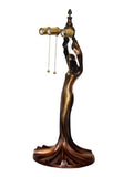 Joanne Tiffany Signature Collection Flying Lady Table Lamp With Bronze Base