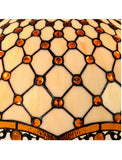16 “ Large Modern Classic Tiffany Bead Semi Flush Ceiling Light