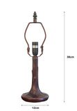 Tree Trunk Lamp Base  for 10" Tiffany Table Lamp Shade