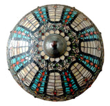 Gorgeous Huge 22" Baroque style Tiffany Floor Lamp (only 1)