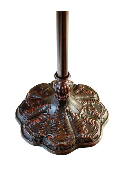 Antique Style Premium 2-Light Floor Lamp Base for 18"–22" Large Tiffany Shades