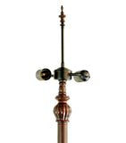 Antique Style Premium 3-Light Floor Lamp Base for 18"–22" Large Tiffany Shades
