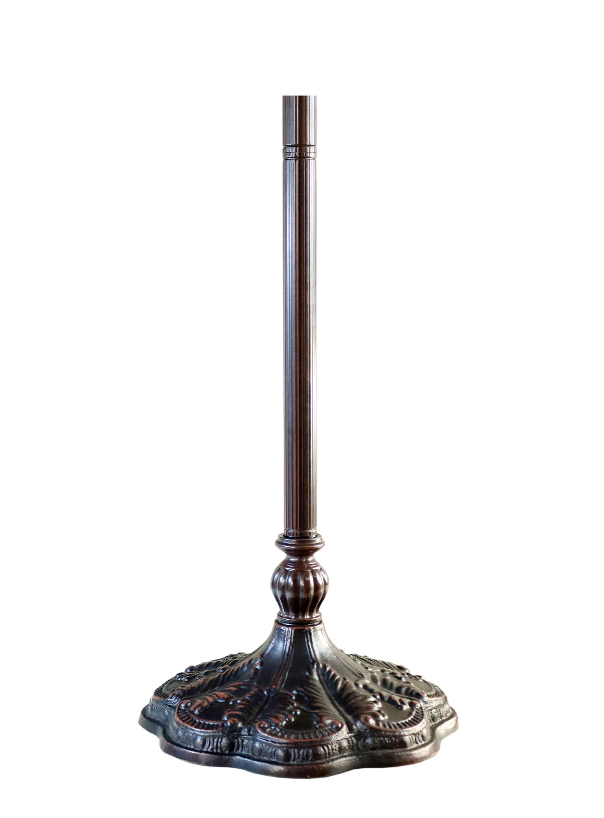 Antique Style Premium 3-Light Floor Lamp Base for 18"–22" Large Tiffany Shades