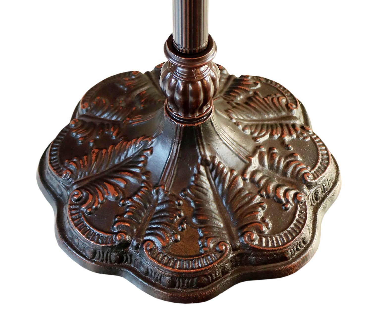 Antique Style Premium 3-Light Floor Lamp Base for 18"–22" Large Tiffany Shades